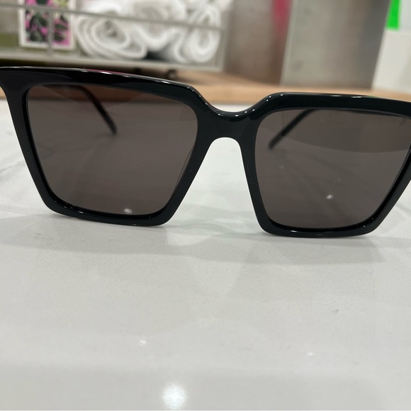 YSL black square sunglasses Saint Laurent - Picture 2 of 3